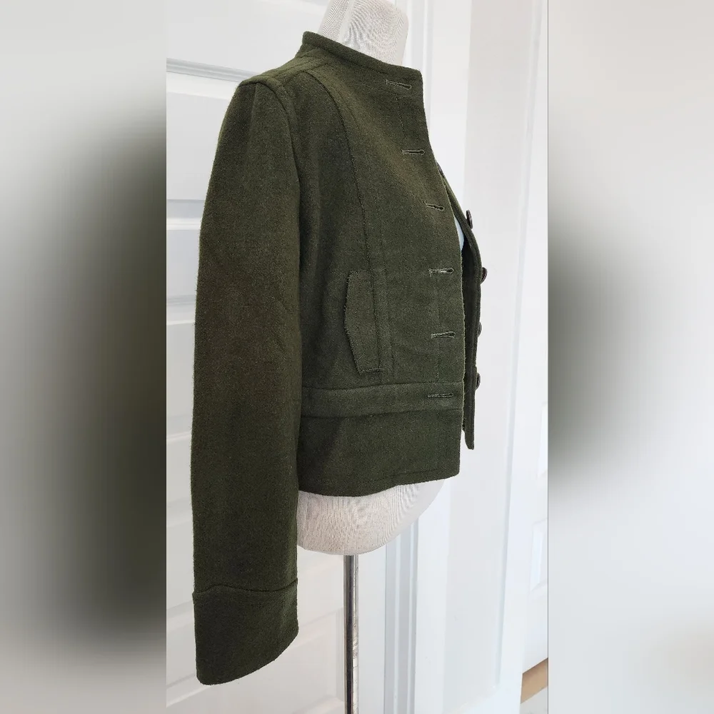 Military-inspired Wool Jacket Size S - Picture 3 of 7